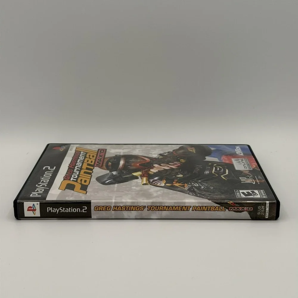 Greg Hastings Tournament Paintball Max'd PlayStation 2 Complete CIB NTSC-U/C